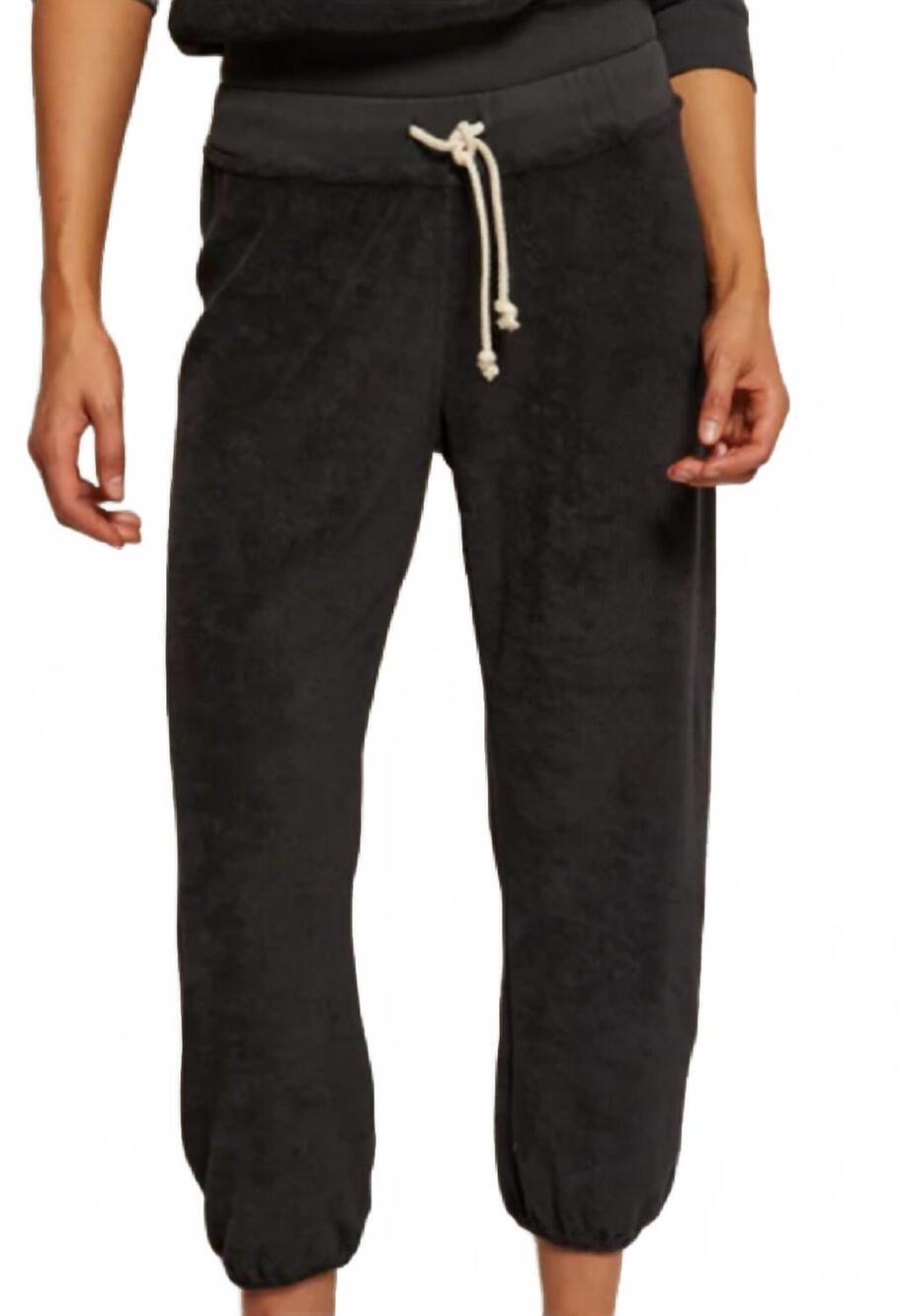 NEW PERFECTWHITETEE gogo jogger pants in black